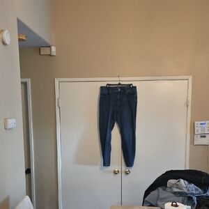 Lane Bryant Dark Blue High rise Skinny Jeans